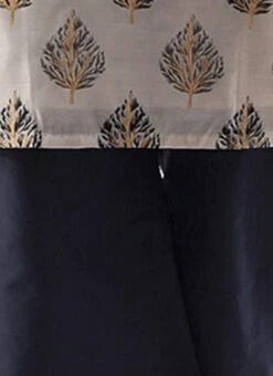 Lilac Hint Silk N Teal Blue Taffeta Kurta Set Festive Wear -C Bazaar Shop Lilac Hint Silk N Teal Blue Taffeta Kurta Set KSBS02104311 rrc4