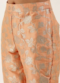 Magenta N Peach Contrast Layered Anarkali Set Festive Wear -C Bazaar Shop Magenta N Peach Contrast Layered Anarkali Set SLBS01909040 rrc2