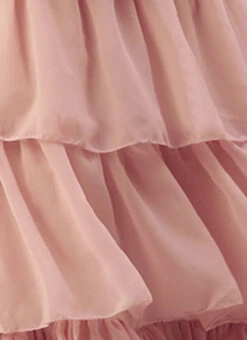 Magenta N Pink Embroidered Layered Dress Festive Wear 15 Magenta N Pink Embroidered Layered Dress Festive Wear -C Bazaar Shop Magenta N Pink Embroidered Layered Dress DRBS02209669 rrc4