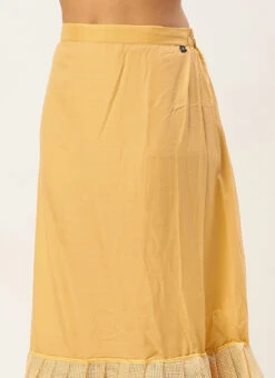 Skirt From Maroon Art Silk Printed Skirt Set After Six Wear -C Bazaar Shop Maroon Art Silk Printed Skirt Set IWBS02302382 rrc3