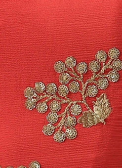 Maroon Chinnon Embroidered Blouse Festive Wear -C Bazaar Shop Maroon Chinnon Embroidered Blouse BLBS02301949 rrc4