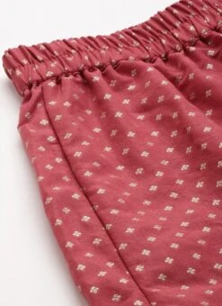 Top From Maroon Nylon Jacquard Gharara Set After Six Wear 13 Top From Maroon Nylon Jacquard Gharara Set After Six Wear -C Bazaar Shop Maroon Nylon Jacquard Gharara Set SLBS02209636 rrc2 2