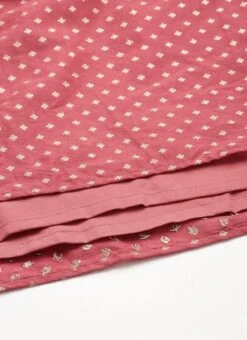 Top From Maroon Nylon Jacquard Gharara Set After Six Wear 15 Top From Maroon Nylon Jacquard Gharara Set After Six Wear -C Bazaar Shop Maroon Nylon Jacquard Gharara Set SLBS02209636 rrc4 2