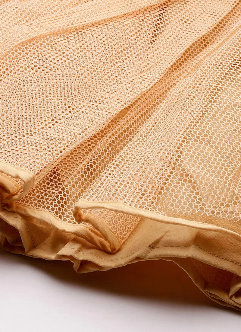 Maroon Sequins Embroidered Georgette With Keyhole Wedding Wear 8 Maroon Sequins Embroidered Georgette With Keyhole Wedding Wear - Image 8