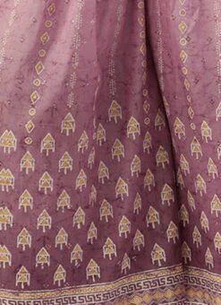 Bottom From Mauve Art Silk Digital Printed Co Ords Set After Six Wear -C Bazaar Shop Mauve Art Silk Digital Printed Co Ords Set IWBS02301067 rrc4