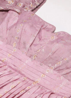 Mauve Art Silk Digital Printed Dress Party Wear -C Bazaar Shop Mauve Art Silk Digital Printed Dress DRBS02304077 rrc1