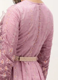 Mauve Digital Printed Maxi Dress Festive Wear -C Bazaar Shop Mauve Digital Printed Maxi Dress DRBS02212588 rrc2