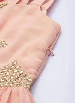 Mauve Embroidered Strap Neck Dress After Six Wear -C Bazaar Shop Mauve Embroidered Strap Neck Dress DRBS02204839 rrc1