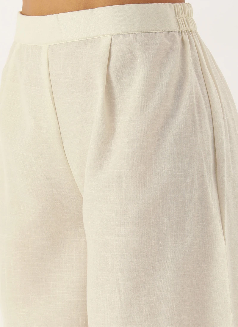 Mauve Floral Printed Kurta Set Festive Wear 7 Mauve Floral Printed Kurta Set Festive Wear - Image 7