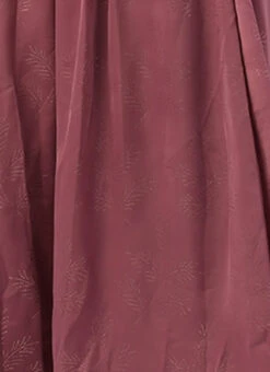 Mauve Foil Printed Satin Draped Gown Party Wear 15 Mauve Foil Printed Satin Draped Gown Party Wear -C Bazaar Shop Mauve Foil Printed Satin Draped Gown IWBS02209695 rrc4