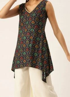 Mauve N Off White Cotton Kurta Set After Six Wear