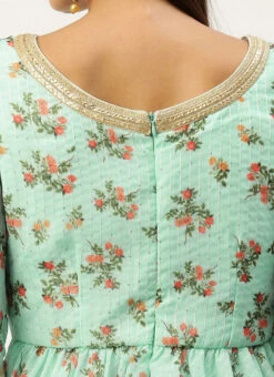 Bottom From Mint Green Digital Printed Embroidered Co Ords Set After Six Wear -C Bazaar Shop Mint Green Digital Printed Embroidered Co Ords Set IWBS02211226 rrc2