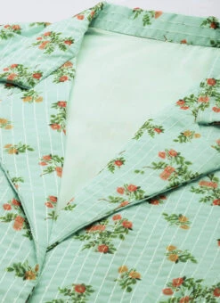 Mint Green Georgette Digital Printed Jumpsuit After Six Wear 12 Mint Green Georgette Digital Printed Jumpsuit After Six Wear -C Bazaar Shop Mint Green Georgette Digital Printed Jumpsuit DRBS02211058 rrc1