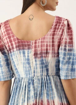 Multi Color Maxi Dress Festive Wear 13 Multi Color Maxi Dress Festive Wear -C Bazaar Shop Multi Color Tencel Maxi Dress DRBS02202363 rrc2