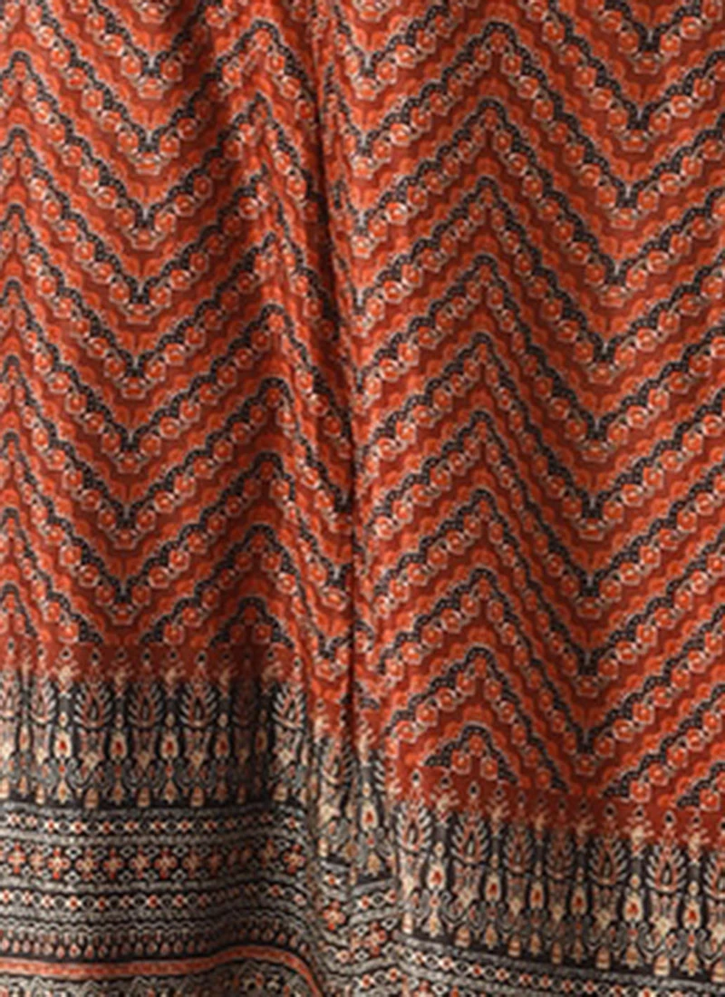 MultiColor Digital Print Jumpsuit Festive Wear 7 MultiColor Digital Print Jumpsuit Festive Wear - Image 7