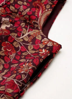 Bottom From MultiColored Art Silk Printed Co Ords Set After Six Wear -C Bazaar Shop MultiColored Art Silk Printed Co Ords Set IWBS02302302 rrc3