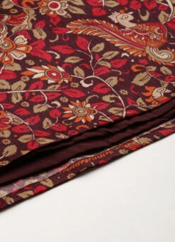 Bottom From MultiColored Art Silk Printed Co Ords Set After Six Wear -C Bazaar Shop MultiColored Art Silk Printed Co Ords Set IWBS02302302 rrc4