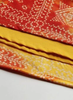 MultiColored Printed Cotton Knee Length Dress After Six Wear -C Bazaar Shop MultiColored Printed Cotton Knee Length Dress DRBS02105402 rrc4