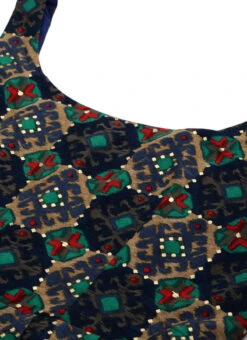 Multicolor N Off White Printed Kurta Set Festive Wear -C Bazaar Shop Multicolor N Off White Printed Kurta Set KSBS02207335 rrc1