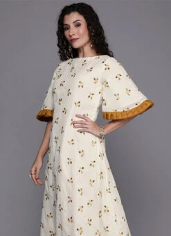 Multicolor Printed Cape Sleeves Salwar Set After Six Wear -C Bazaar Shop Multicolor Printed Cape Sleeves Salwar Set KSBS01911570 rrc1