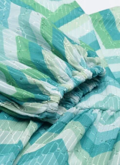 Multicolored Chinon Printed N Embroidered Maxi Dress After Six Wear -C Bazaar Shop Multicolored Chinon Printed N Embroidered Maxi dress DRBS02205040 rrc3