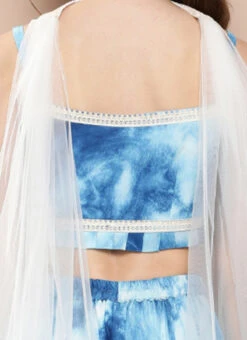 Dupatta From Multicolored Chinon Sharara Set After Six Wear 13 Dupatta From Multicolored Chinon Sharara Set After Six Wear -C Bazaar Shop Multicolored Chinon Sharara Set IWBS02302198 rrc2