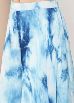 Bottom From Multicolored Chinon Sharara Set After Six Wear -C Bazaar Shop Multicolored Chinon Sharara Set IWBS02302198 rrc3 1