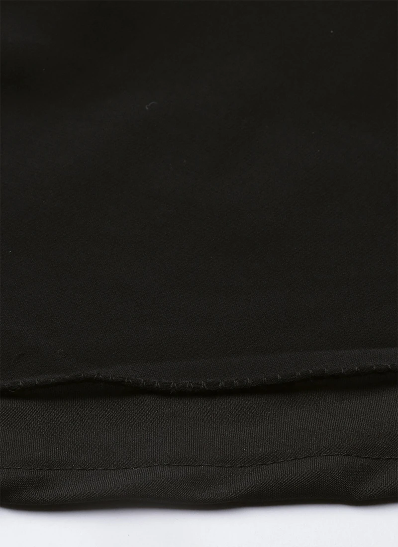 Multicolored Digital Print Organza Jacket N Black Dress Festive Wear 8 Multicolored Digital Print Organza Jacket N Black Dress Festive Wear - Image 8