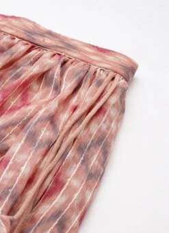 Skirt From Multicolored Digital Printed Co Ords Set After Six Wear -C Bazaar Shop Multicolored Digital Printed Co Ords Set IWBS02212581 rrc2