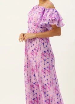 Multicolored Digital Printed Georgette Jumpsuit After Six Wear