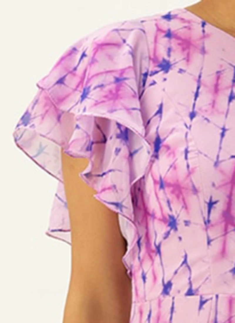 Multicolored Digital Printed Georgette Jumpsuit After Six Wear 7 Multicolored Digital Printed Georgette Jumpsuit After Six Wear - Image 7