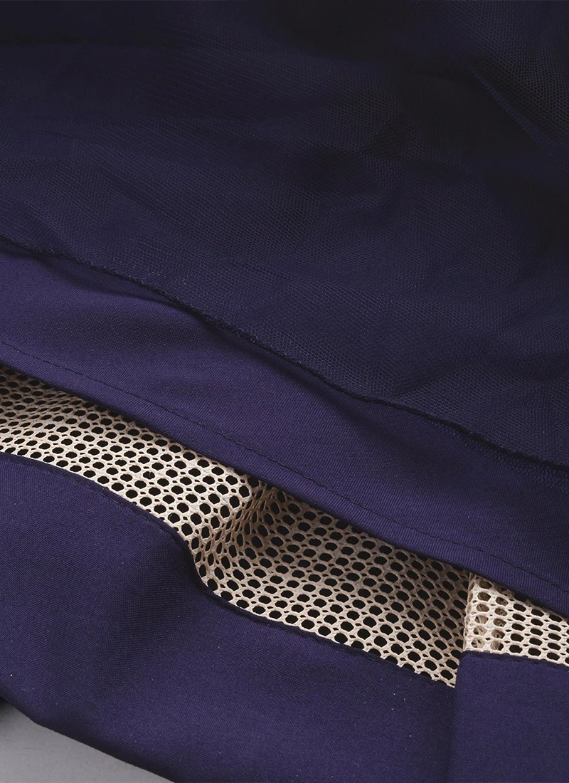 Multicolored Embroidered N Navy Blue Lehenga Festive Wear 8 Multicolored Embroidered N Navy Blue Lehenga Festive Wear - Image 8