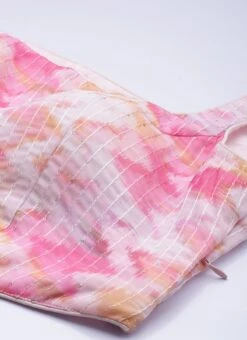 Bottom From Multicolored Georgette Co Ords Set After Six Wear -C Bazaar Shop Multicolored Georgette Co Ords Set IWBS02302393 rrc4 1