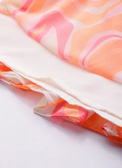 Multicolored Georgette Pinted Tiered Gathers Dress After Six Wear -C Bazaar Shop Multicolored Georgette Pinted Tiered Gathers Dress DRBS02307654 rrc4