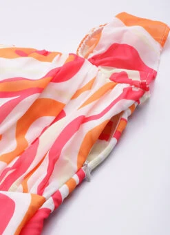 Multicolored Georgette Print Dress Festive Wear -C Bazaar Shop Multicolored Georgette Print Dress DRBS02307753 rrc1