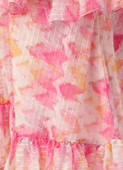 Multicolored Georgette Printed Dress Party Wear -C Bazaar Shop Multicolored Georgette Printed Dress DRBS02302440 rrc4