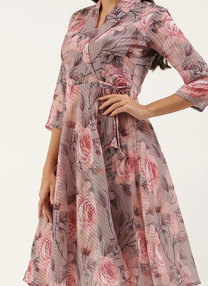 Multicolored N Mauve Kurta Set Festive Wear After Six Wear 1 Multicolored N Mauve Kurta Set Festive Wear After Six Wear