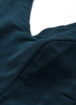 Multicolored Organza Jacket N Teal Blue Dress Festive Wear -C Bazaar Shop Multicolored Organza Jacket N Teal Blue Dress DRBS02303652 rrc2