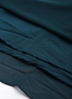 Multicolored Organza Jacket N Teal Blue Dress Festive Wear -C Bazaar Shop Multicolored Organza Jacket N Teal Blue Dress DRBS02303652 rrc4