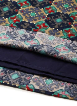 Multicolored Printed A Line Maxi Dress Festive Wear -C Bazaar Shop Multicolored Printed A Line Maxi Dress DRBS02203576 rrc4