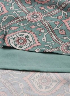 Multicolored Printed Modal Satin Pleated Dress After Six Wear -C Bazaar Shop Multicolored Printed Modal Satin Pleated Dress DRBS02212632 rrc4