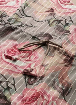 Multicolored Printed N Embroidered V Neckline Kaftan Festive Wear After Six Wear -C Bazaar Shop Multicolored Printed N Embroidered V Neckline Kaftan DRBS02204674 rrc1