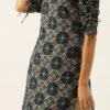 Multicolored Printed Straight Pant Kurta Set Festive Wear