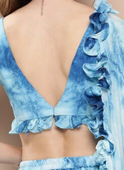 Skirt From Multicolored Tie Dye Chinon Lehenga Set After Six Wear 13 Skirt From Multicolored Tie Dye Chinon Lehenga Set After Six Wear -C Bazaar Shop Multicolored Tie Dye Chinon Lehenga Set GHBS02301026 rrc2