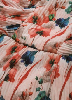 Multicoloured Pleated Georgette Jumpsuit After Six Wear -C Bazaar Shop Multicoloured Pleated Georgette Jumpsuit DRBS02211145 rrc1