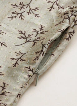 Off White Art Silk Printed Dress After Six Wear -C Bazaar Shop Off White Art Silk Printed Dress DRBS02205900 rrc3