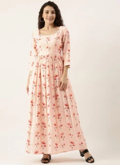 Off White Chanderi Modal Silk Dress After Six Wear -C Bazaar Shop Off White Chander Modal Silk Dress DRBS02111081 u