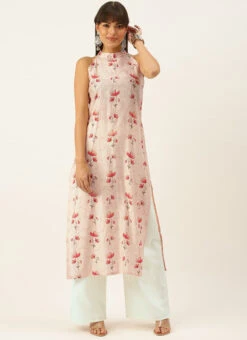 Off White Chanderi Modal Halter Neck Kurta Set After Six Wear 10 Off White Chanderi Modal Halter Neck Kurta Set After Six Wear -C Bazaar Shop Off White Chanderi Modal Halter Neck Kurta Set KSBS02111075 u