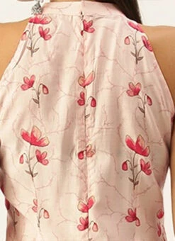 Off White Chanderi Modal Halter Neck Kurta Set After Six Wear 15 Off White Chanderi Modal Halter Neck Kurta Set After Six Wear -C Bazaar Shop Off White Chanderi Modal Halter Neck Kurta Set KSBS02111075 rrc4