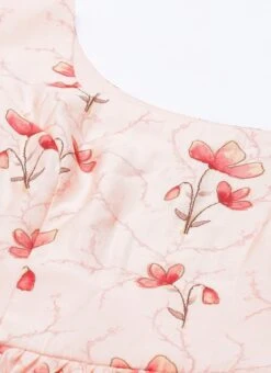 Off White Chanderi Modal Silk Dress After Six Wear -C Bazaar Shop Off White Chanderi Modal Silk Dress DRBS02111081 rrc1